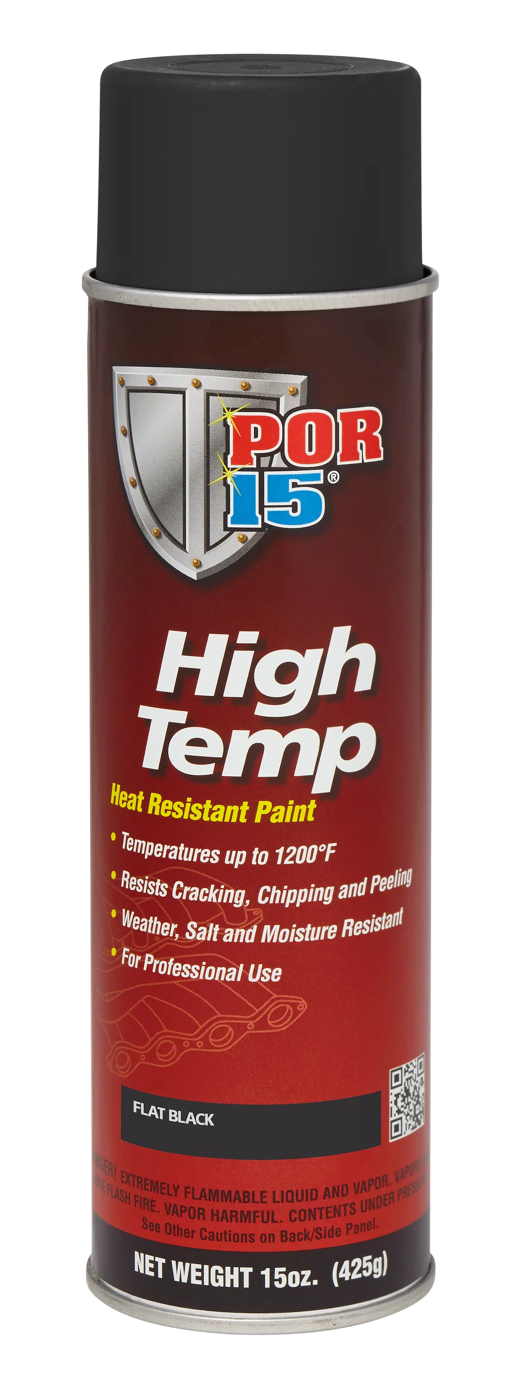 44118 – POR 15 Paint, For Use On High Temperature Applications Such As High Heat Stacks/ Boiler Jackets Or Breechings...